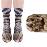 3D cat paws socks